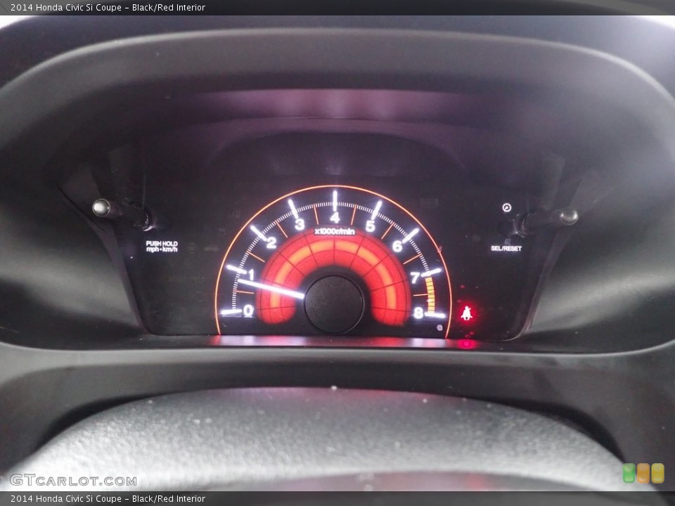 Black/Red Interior Gauges for the 2014 Honda Civic Si Coupe #146429183
