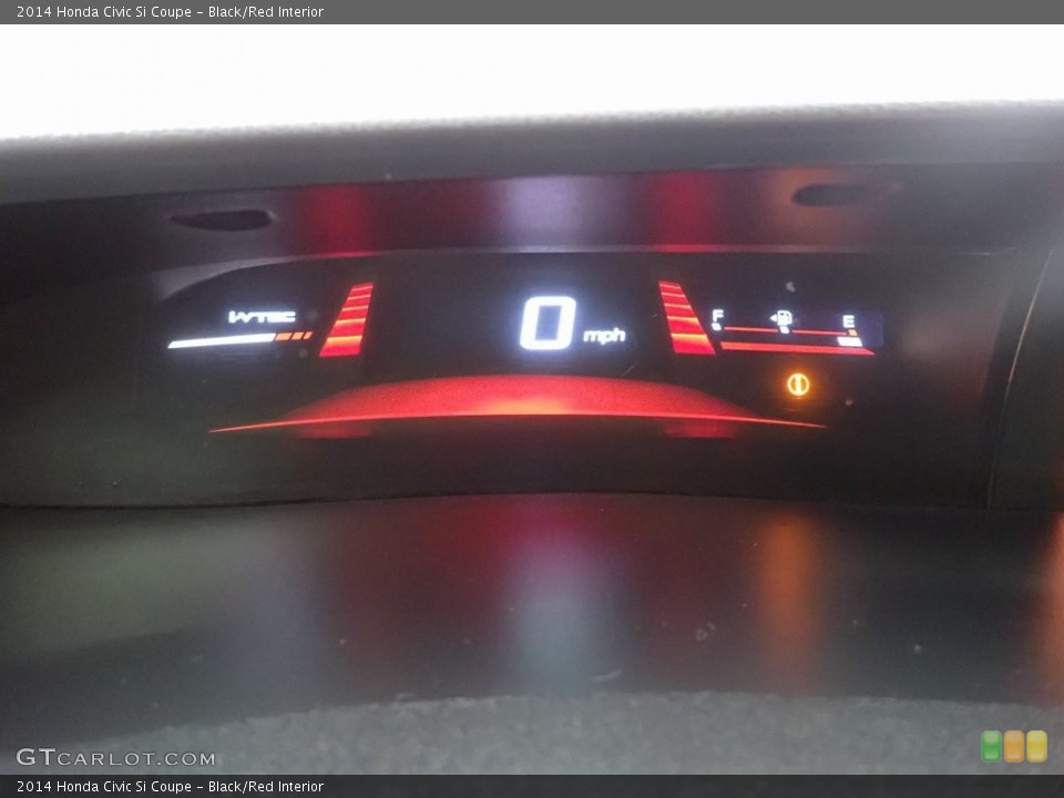 Black/Red Interior Gauges for the 2014 Honda Civic Si Coupe #146429192