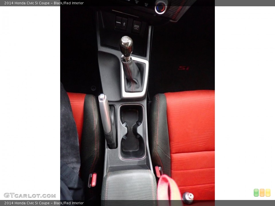 Black/Red Interior Transmission for the 2014 Honda Civic Si Coupe #146429246
