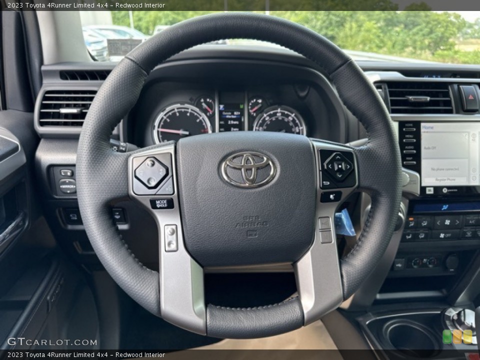 Redwood Interior Steering Wheel for the 2023 Toyota 4Runner Limited 4x4 #146429393