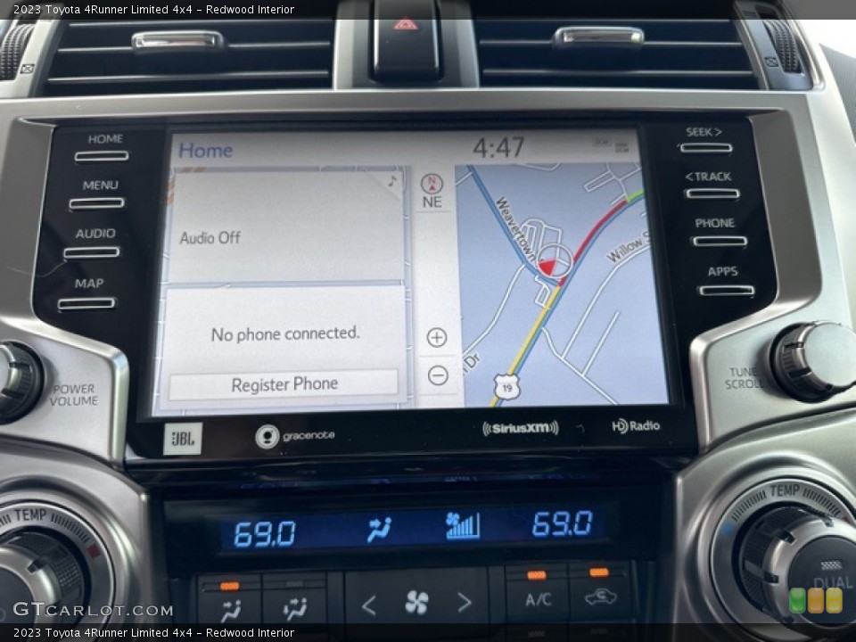 Redwood Interior Navigation for the 2023 Toyota 4Runner Limited 4x4 #146429426