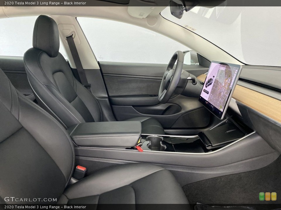 Black 2020 Tesla Model 3 Interiors