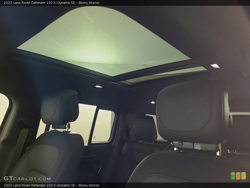 Ebony Interior Sunroof for the 2023 Land Rover Defender 130 X-Dynamic SE #146430478