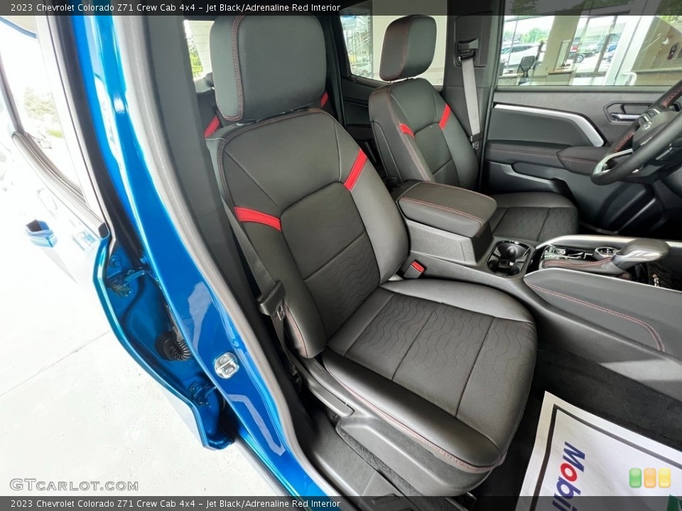 Jet Black/Adrenaline Red Interior Photo for the 2023 Chevrolet Colorado Z71 Crew Cab 4x4 #146430553