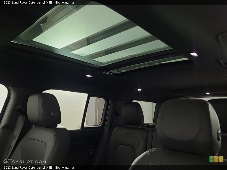 Ebony Interior Sunroof for the 2023 Land Rover Defender 130 SE #146431013