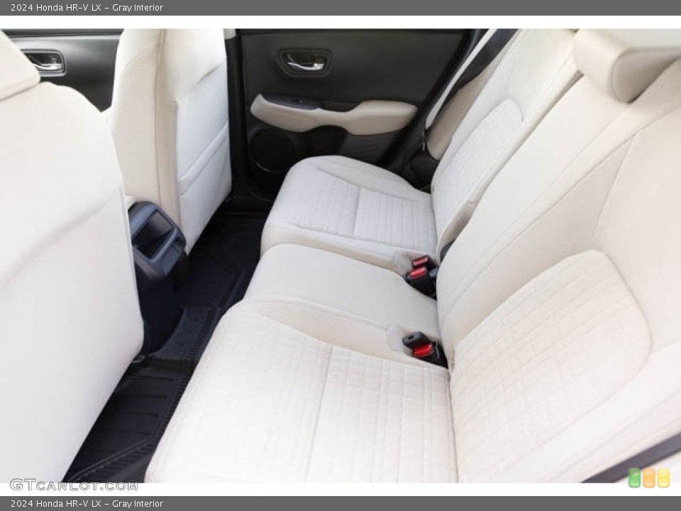 Gray Interior Rear Seat for the 2024 Honda HR-V LX #146431174