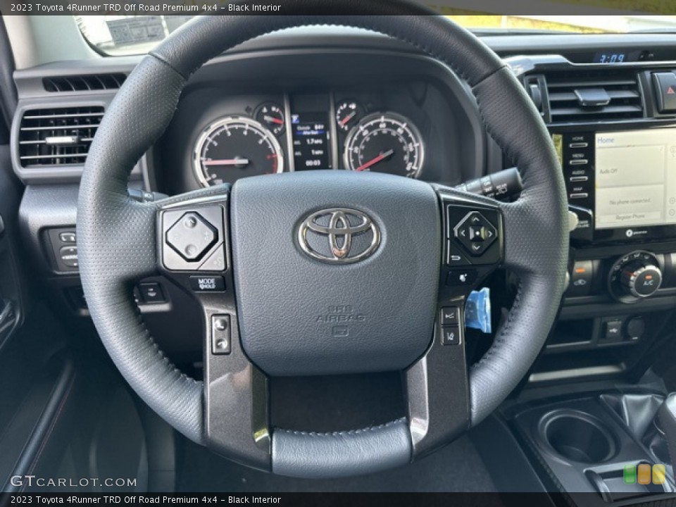 Black Interior Steering Wheel for the 2023 Toyota 4Runner TRD Off Road Premium 4x4 #146431202