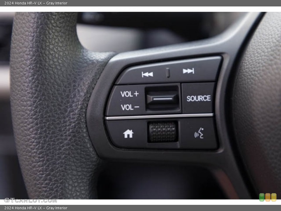 Gray Interior Steering Wheel for the 2024 Honda HR-V LX #146431251