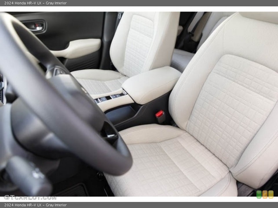 Gray Interior Front Seat for the 2024 Honda HR-V LX #146431340