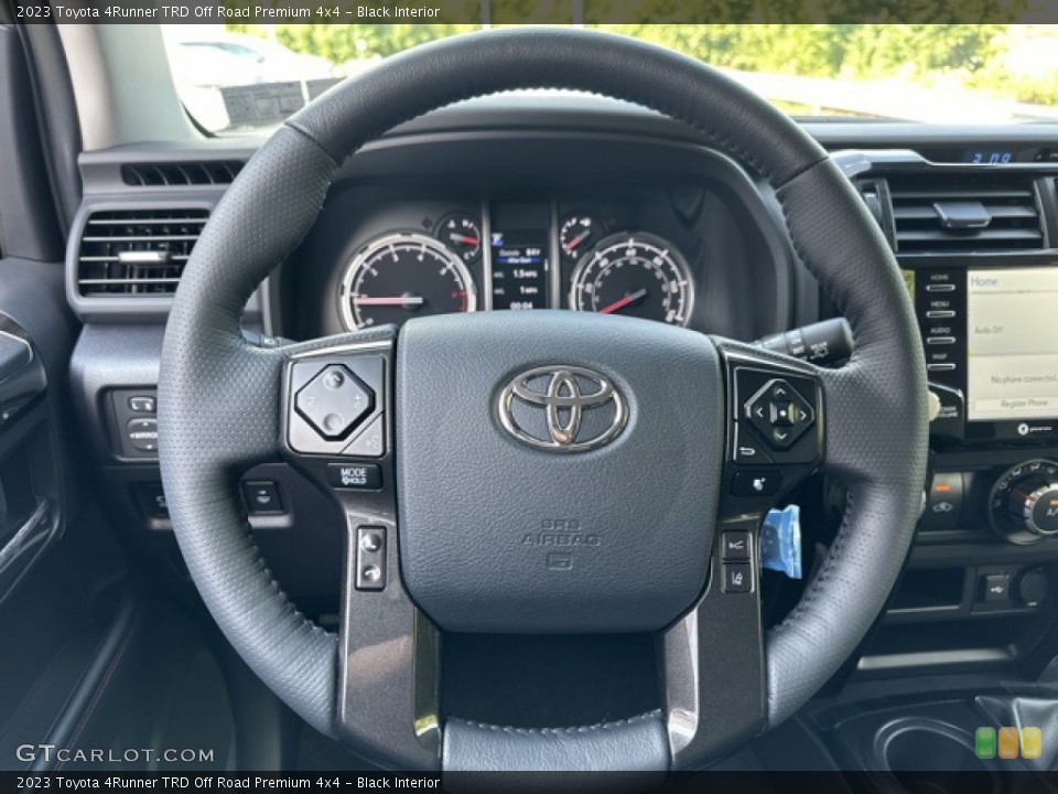Black Interior Steering Wheel for the 2023 Toyota 4Runner TRD Off Road Premium 4x4 #146431346
