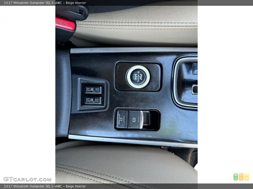 Beige Interior Controls for the 2017 Mitsubishi Outlander SEL S-AWC #146432081