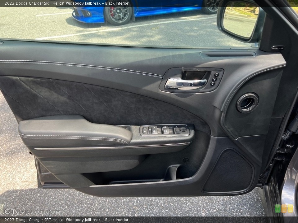 Black Interior Door Panel for the 2023 Dodge Charger SRT Hellcat Widebody Jailbreak #146432217