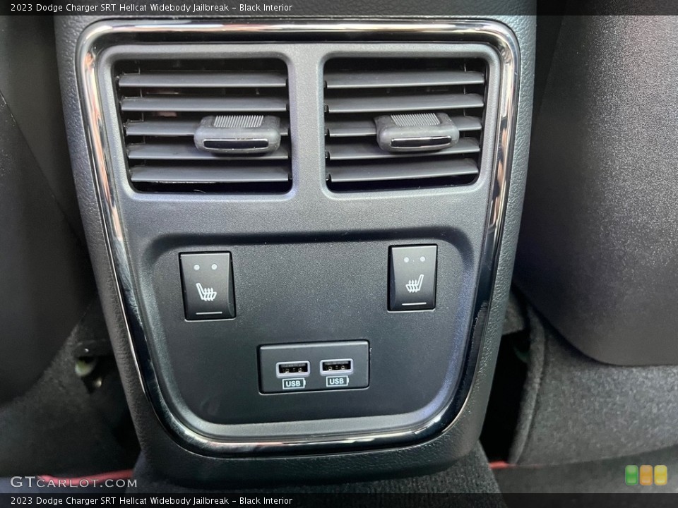 Black Interior Controls for the 2023 Dodge Charger SRT Hellcat Widebody Jailbreak #146432285
