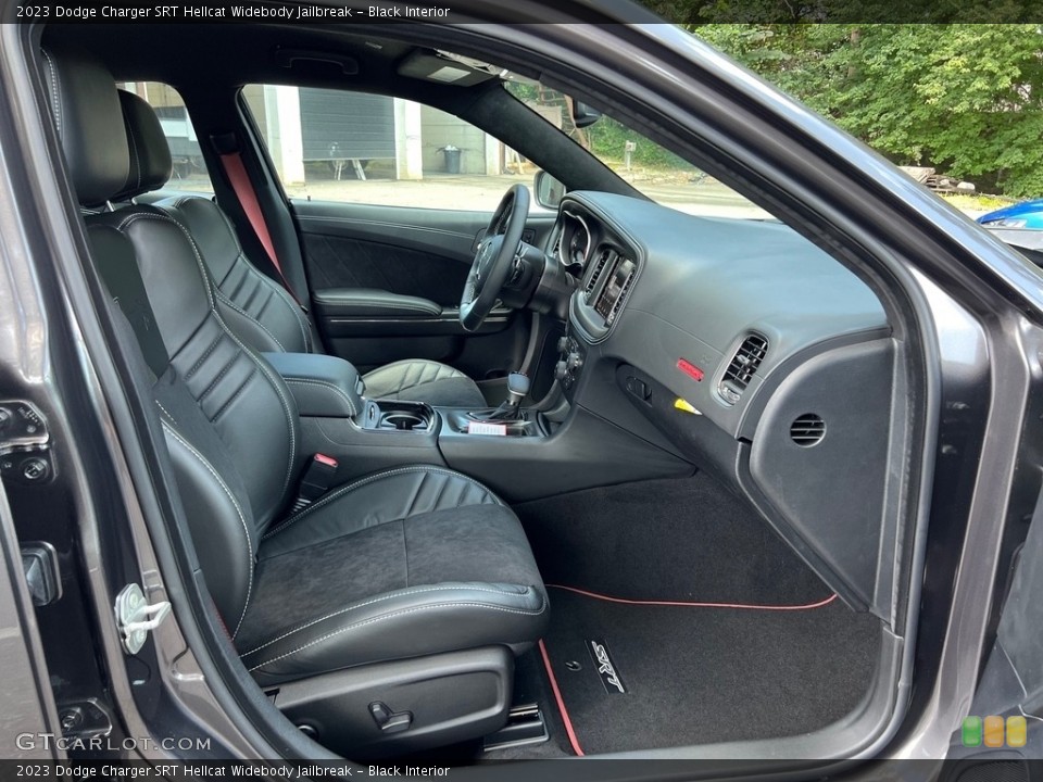 Black Interior Front Seat for the 2023 Dodge Charger SRT Hellcat Widebody Jailbreak #146432333