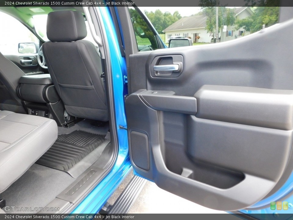 Jet Black Interior Door Panel for the 2024 Chevrolet Silverado 1500 Custom Crew Cab 4x4 #146432390