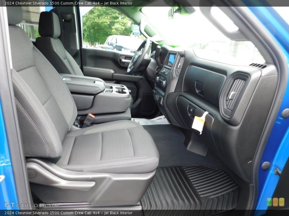 Jet Black Interior Front Seat for the 2024 Chevrolet Silverado 1500 Custom Crew Cab 4x4 #146432438