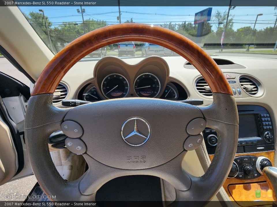 Stone Interior Steering Wheel for the 2007 Mercedes-Benz SL 550 Roadster #146433080