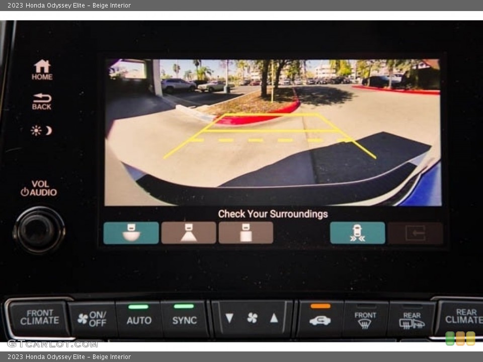 Beige Interior Controls for the 2023 Honda Odyssey Elite #146433272
