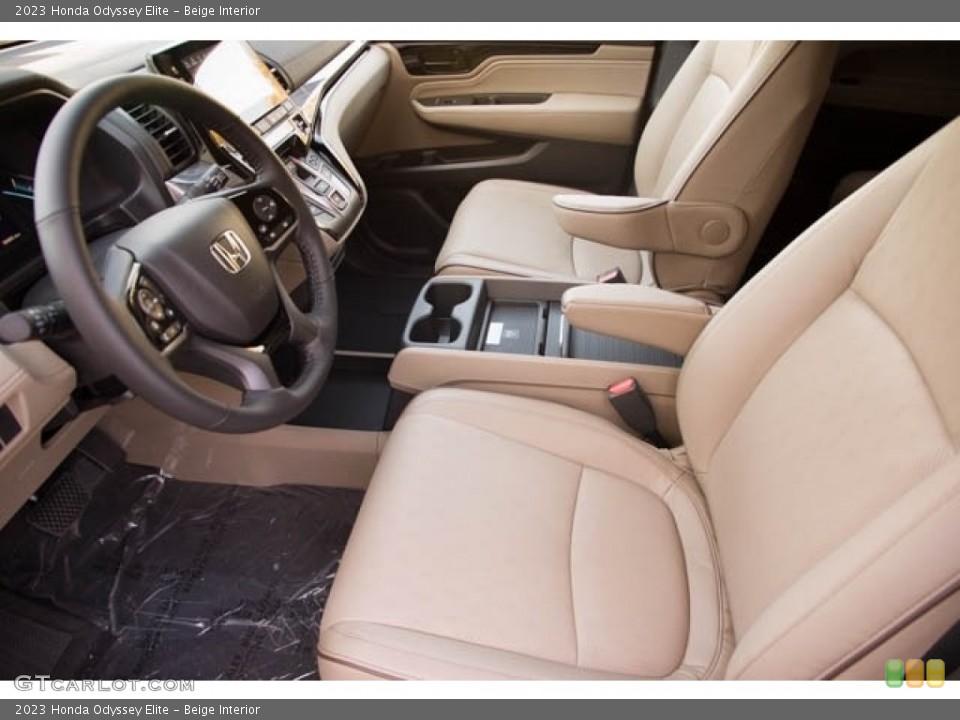 Beige Interior Photo for the 2023 Honda Odyssey Elite #146433278