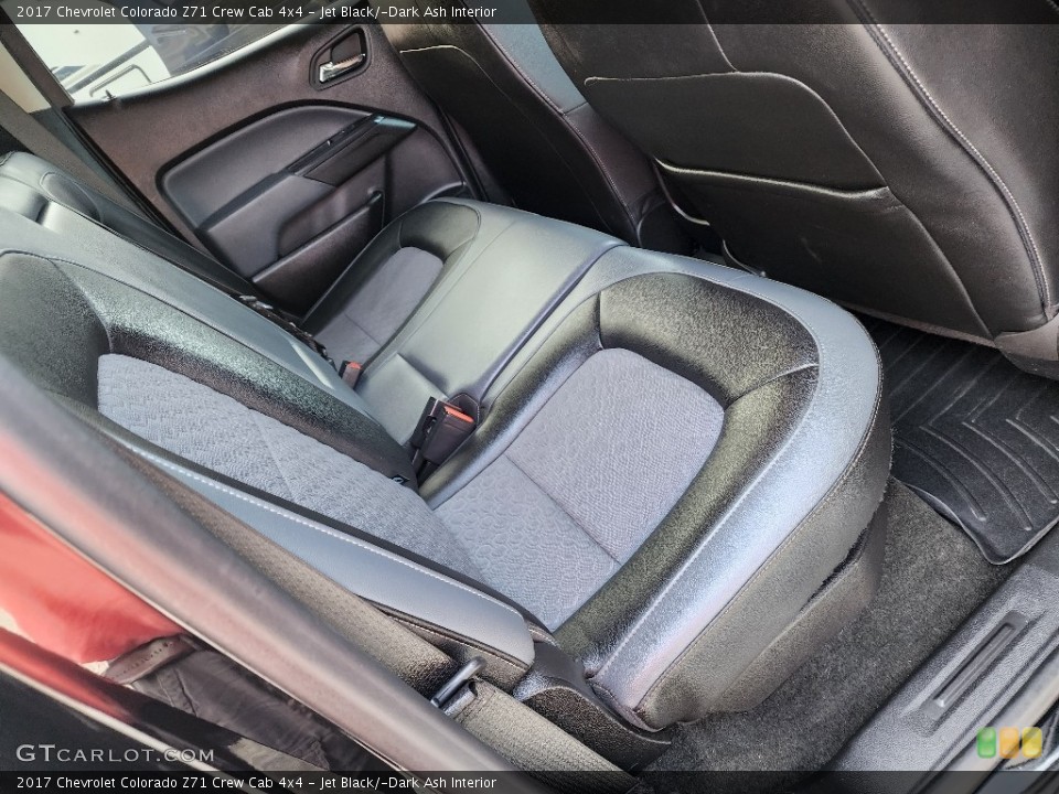 Jet Black/­Dark Ash Interior Rear Seat for the 2017 Chevrolet Colorado Z71 Crew Cab 4x4 #146433353