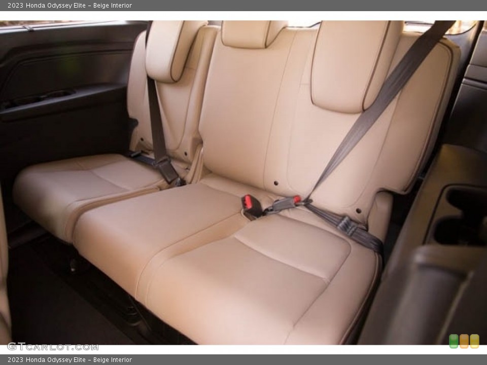 Beige Interior Rear Seat for the 2023 Honda Odyssey Elite #146433383