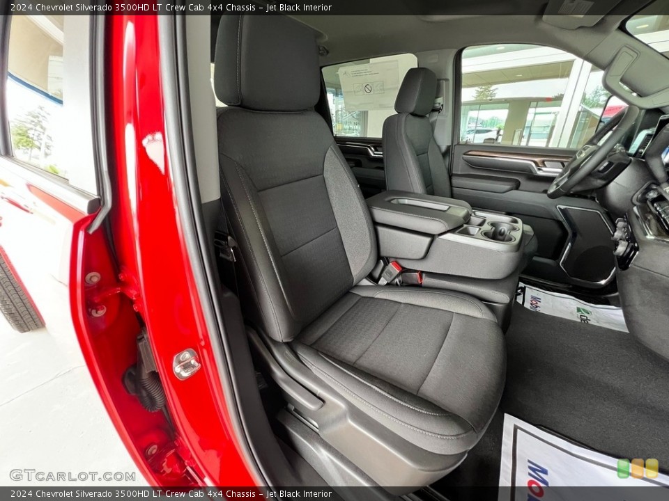 Jet Black Interior Photo for the 2024 Chevrolet Silverado 3500HD LT Crew Cab 4x4 Chassis #146434127