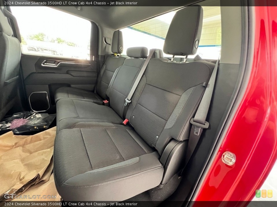 Jet Black Interior Rear Seat for the 2024 Chevrolet Silverado 3500HD LT Crew Cab 4x4 Chassis #146434172