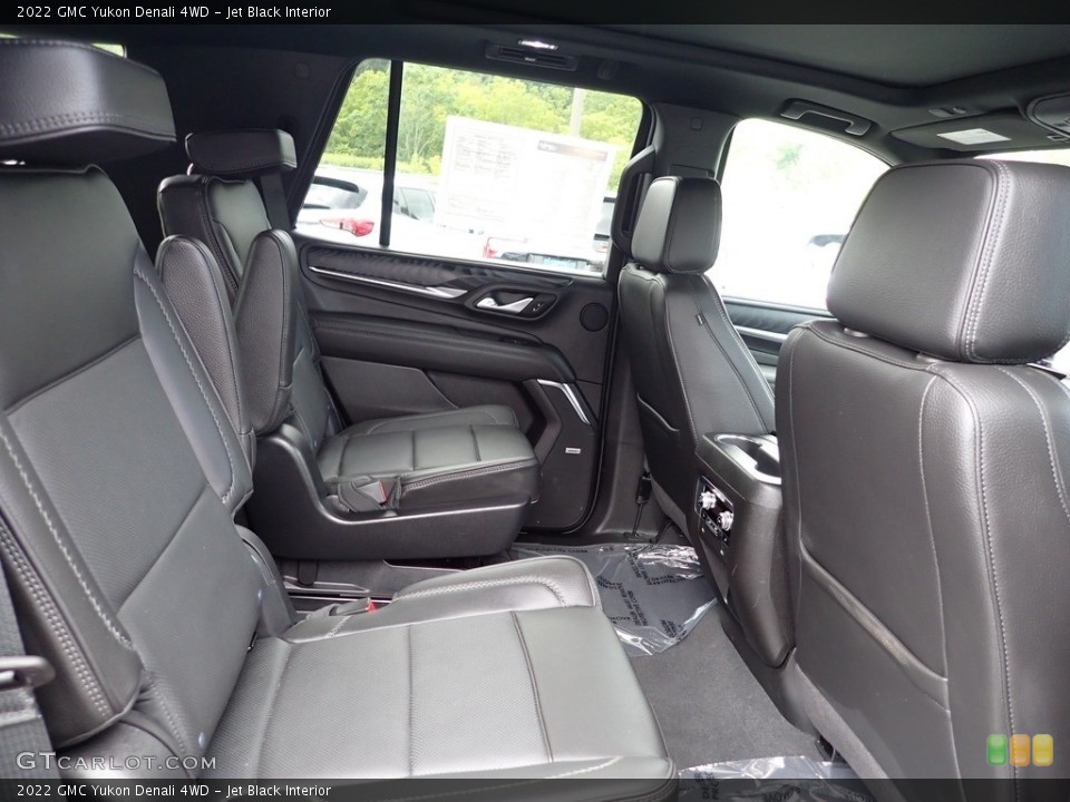 Jet Black Interior Rear Seat for the 2022 GMC Yukon Denali 4WD #146434255