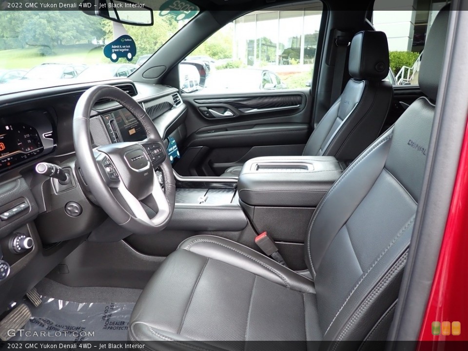 Jet Black Interior Front Seat for the 2022 GMC Yukon Denali 4WD #146434353