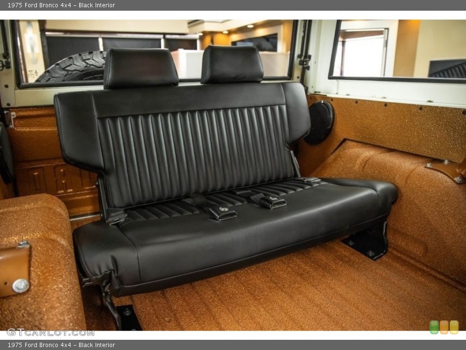 Black Interior Rear Seat for the 1975 Ford Bronco 4x4 #146434664