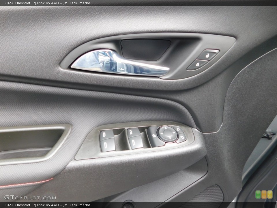 Jet Black Interior Door Panel for the 2024 Chevrolet Equinox RS AWD #146435050