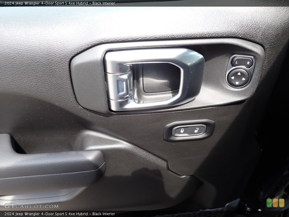 Black Interior Door Panel for the 2024 Jeep Wrangler 4-Door Sport S 4xe Hybrid #146435083