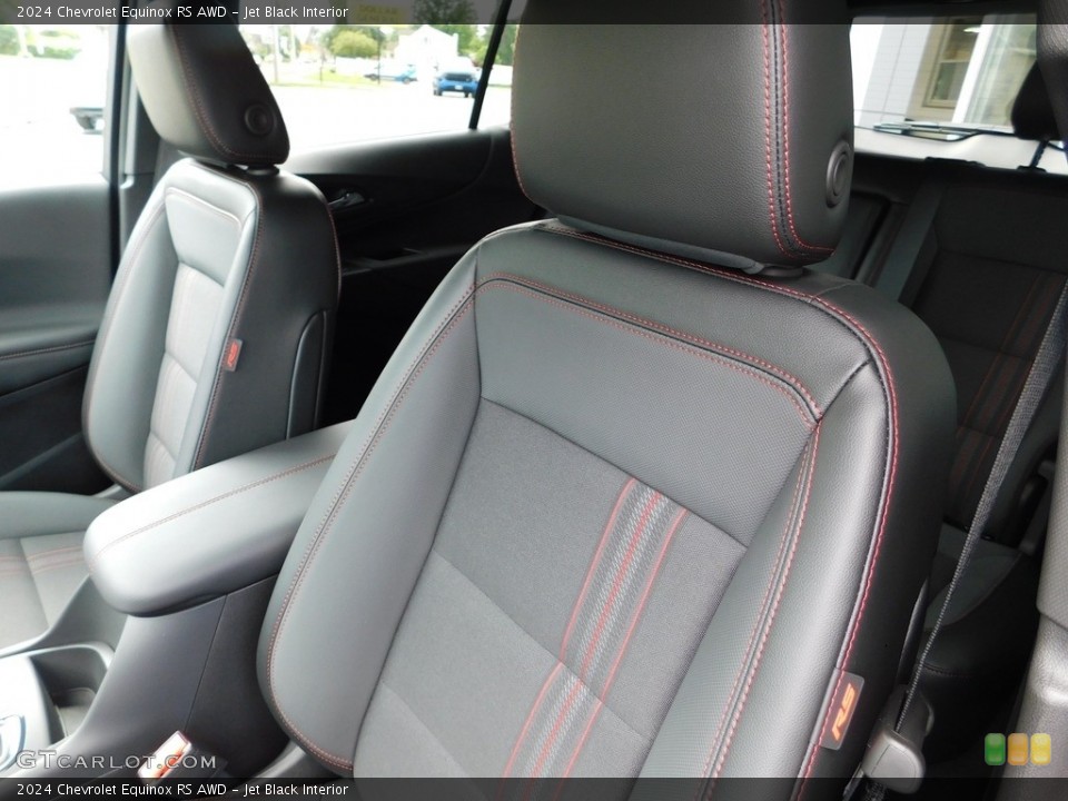 Jet Black Interior Front Seat for the 2024 Chevrolet Equinox RS AWD #146435094