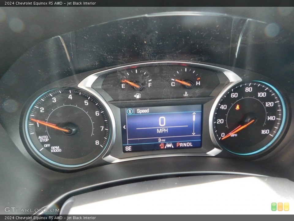 Jet Black Interior Gauges for the 2024 Chevrolet Equinox RS AWD #146435263