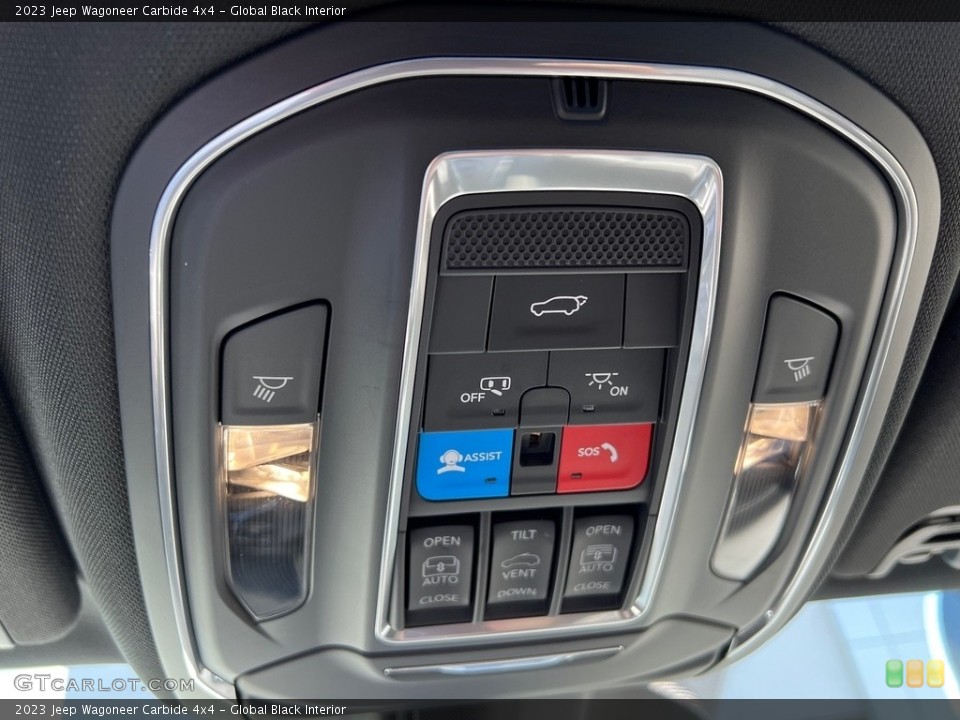 Global Black Interior Controls for the 2023 Jeep Wagoneer Carbide 4x4 #146435989