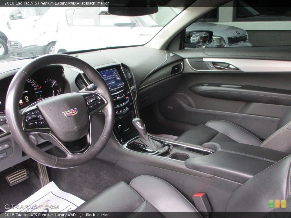 Jet Black 2018 Cadillac ATS Interiors