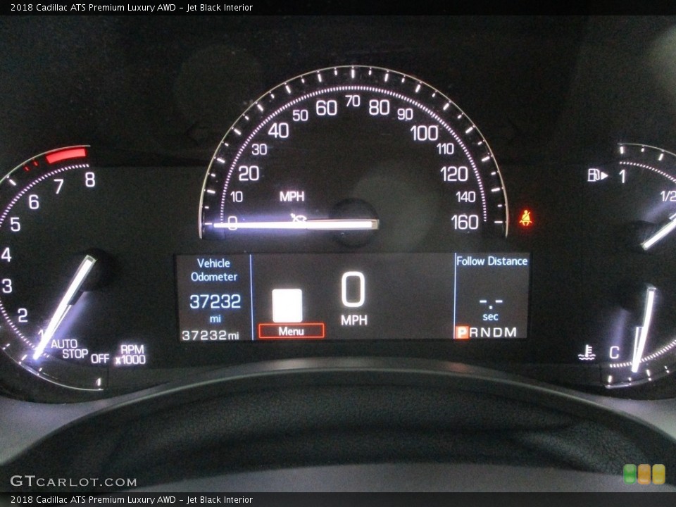 Jet Black Interior Gauges for the 2018 Cadillac ATS Premium Luxury AWD #146436190