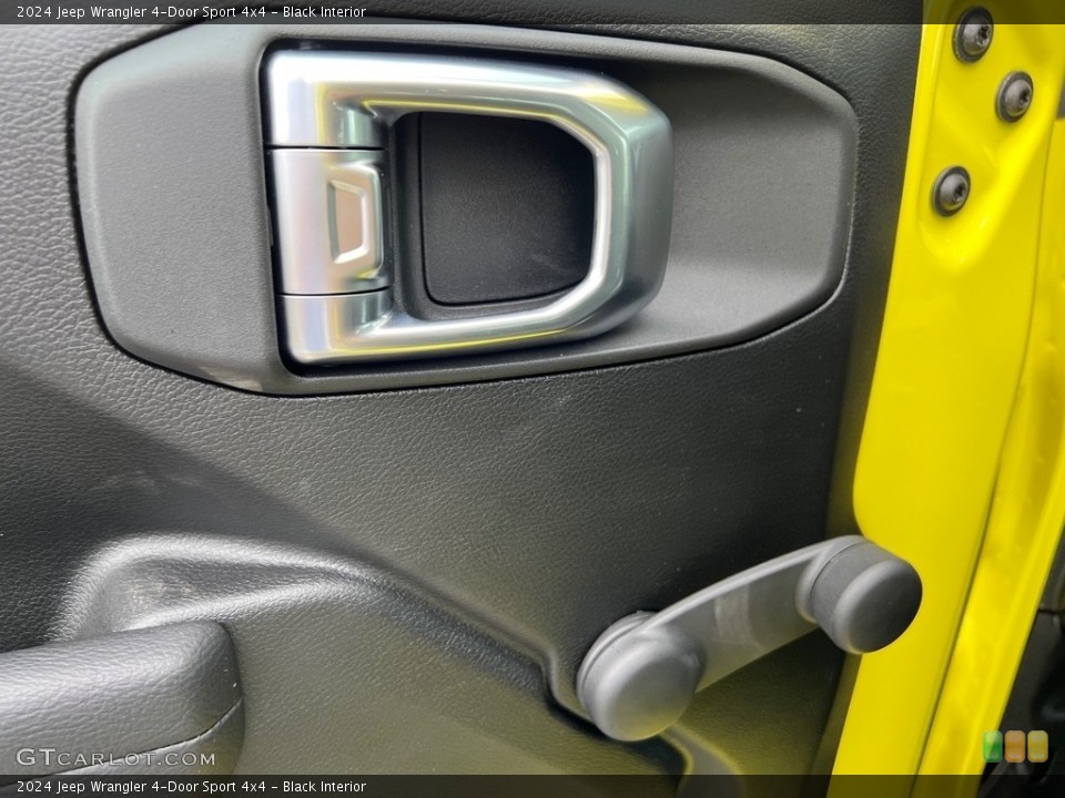 Black Interior Door Panel for the 2024 Jeep Wrangler 4-Door Sport 4x4 #146436412