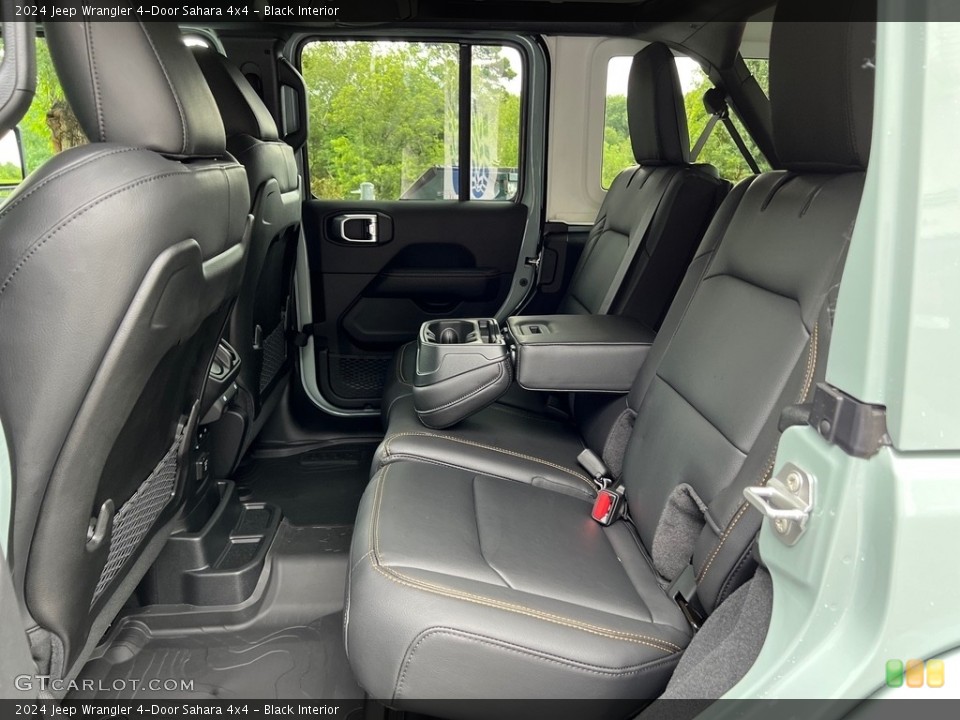 Black Interior Rear Seat for the 2024 Jeep Wrangler 4-Door Sahara 4x4 #146436636