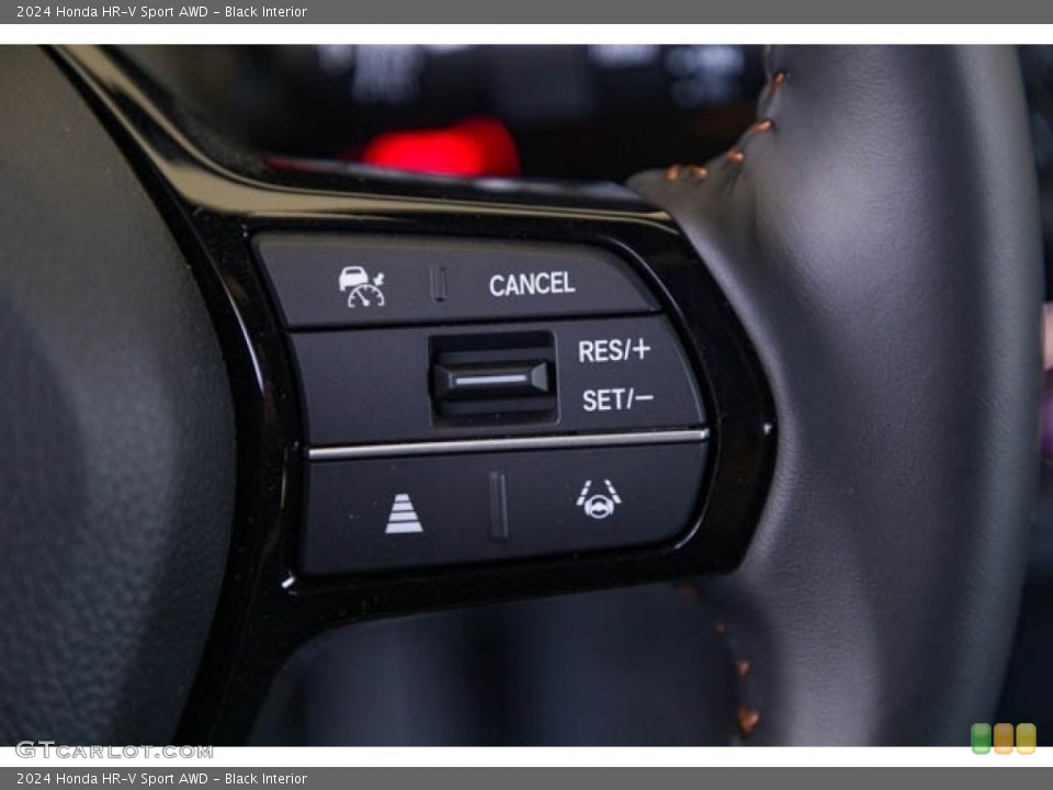 Black Interior Steering Wheel for the 2024 Honda HR-V Sport AWD #146437363