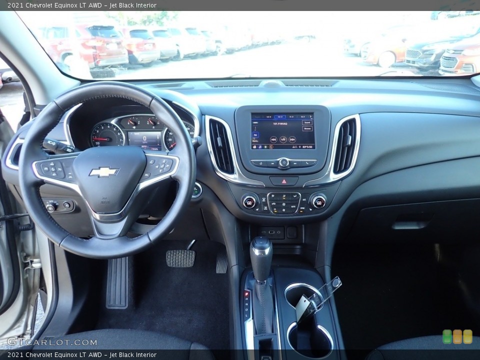 Jet Black Interior Dashboard for the 2021 Chevrolet Equinox LT AWD #146437709