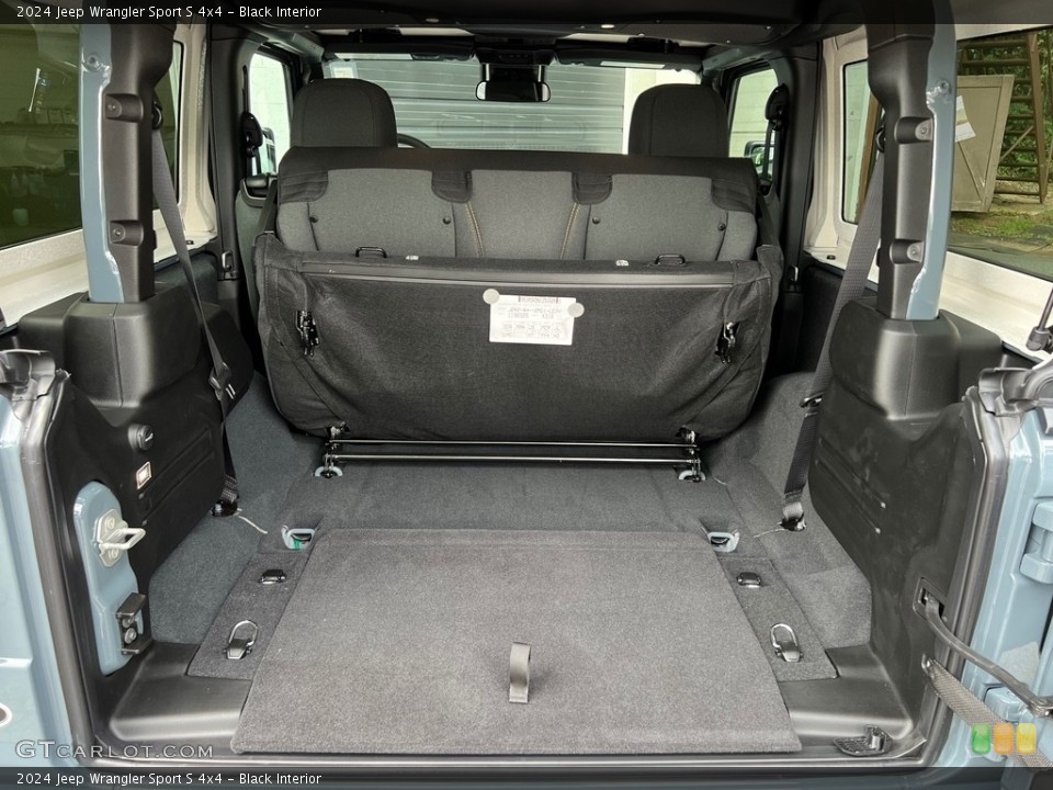Black Interior Trunk for the 2024 Jeep Wrangler Sport S 4x4 #146437834