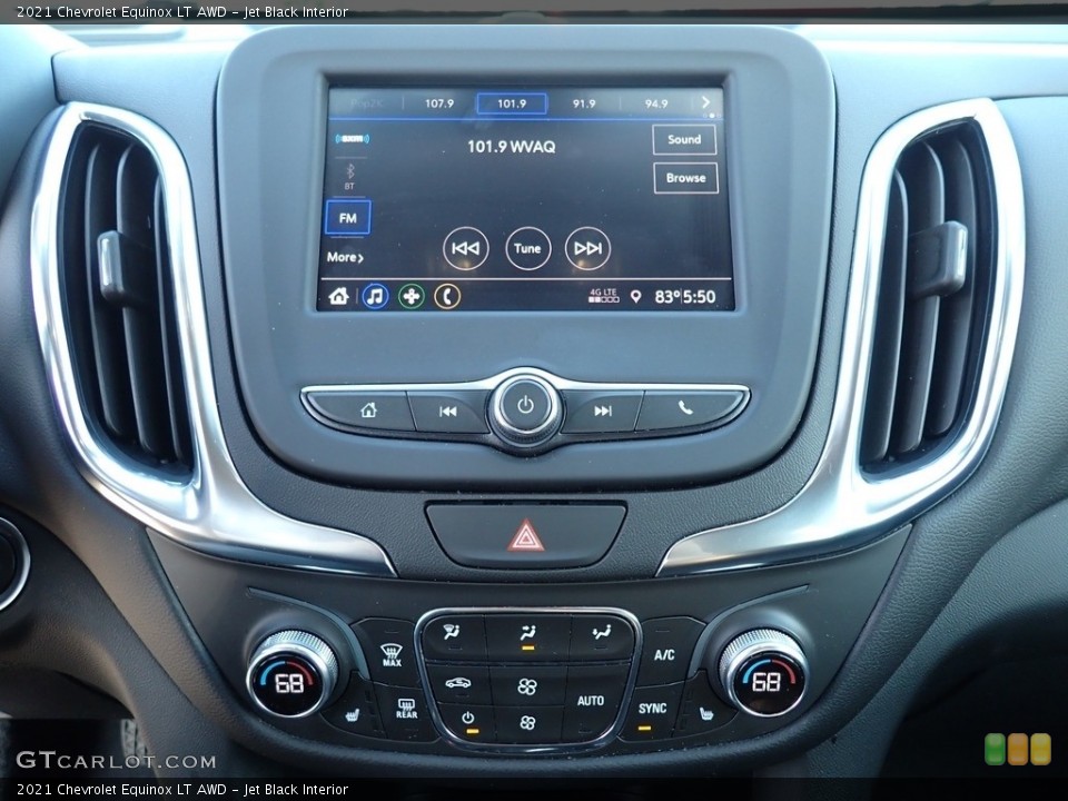 Jet Black Interior Controls for the 2021 Chevrolet Equinox LT AWD #146437838