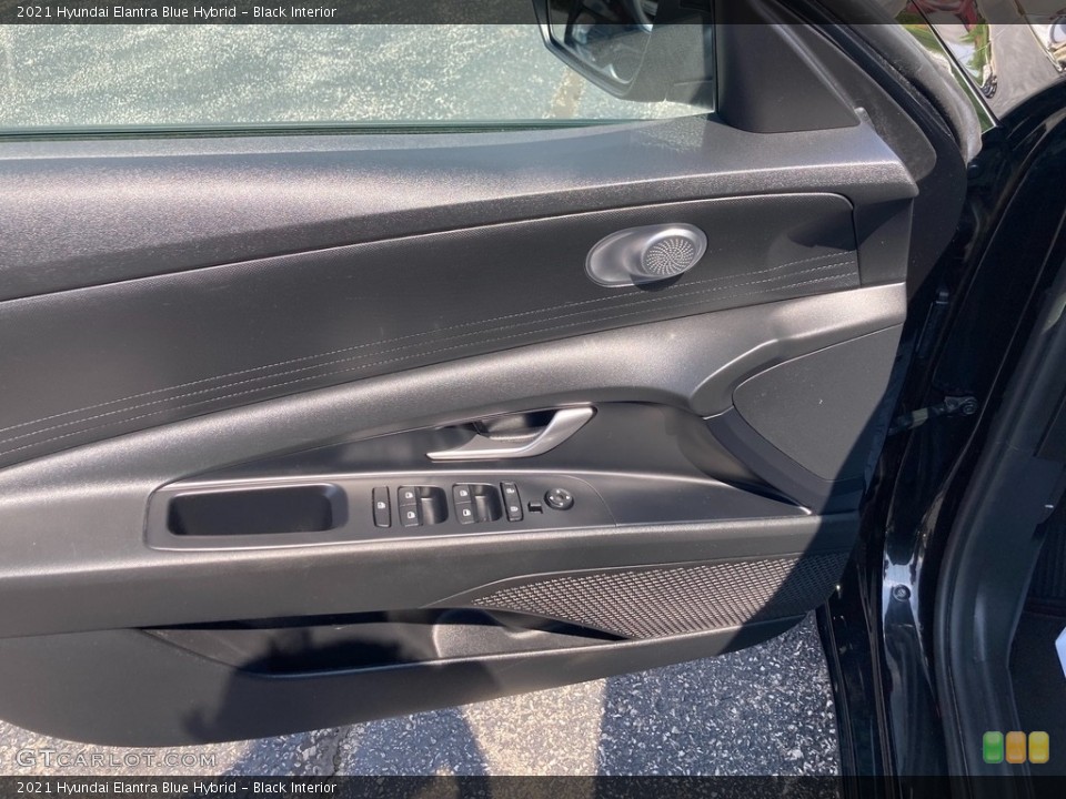 Black Interior Door Panel for the 2021 Hyundai Elantra Blue Hybrid #146438151