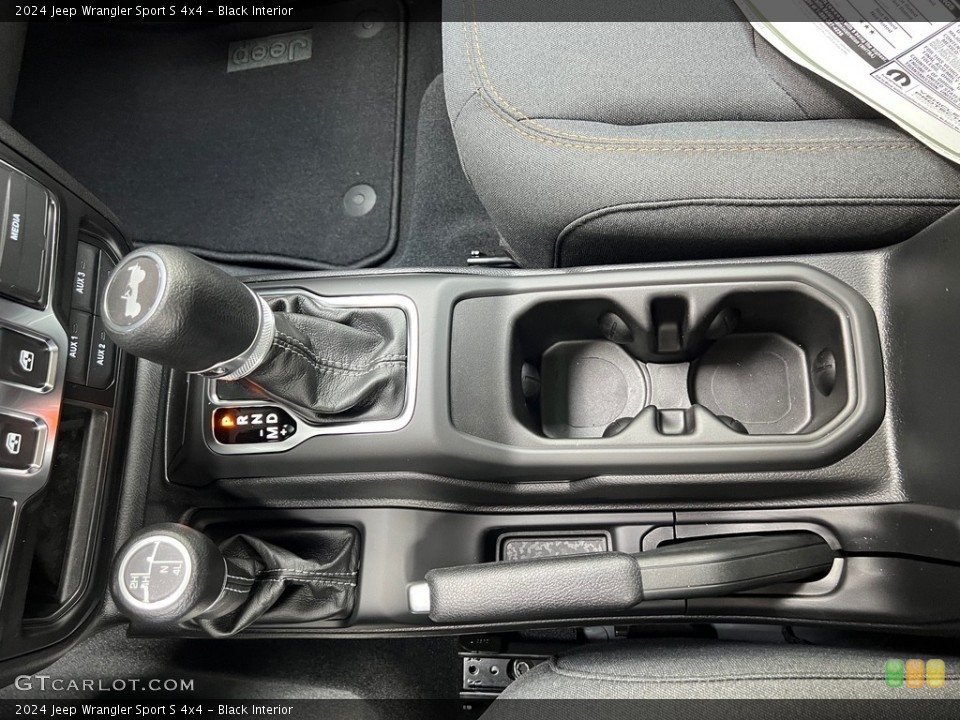 Black Interior Transmission for the 2024 Jeep Wrangler Sport S 4x4 #146438186