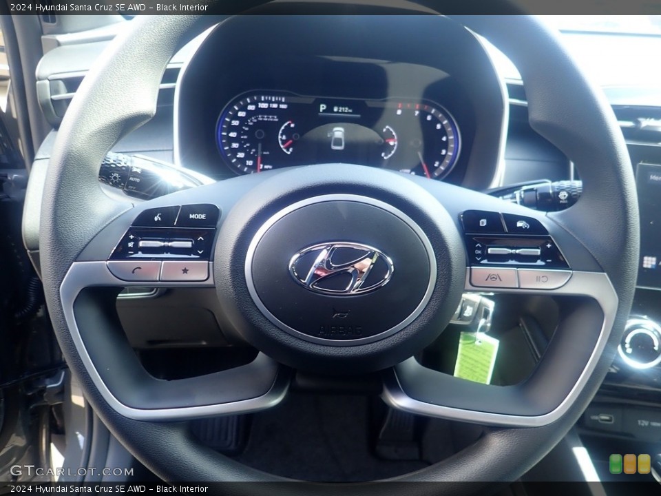 Black Interior Steering Wheel for the 2024 Hyundai Santa Cruz SE AWD #146438605