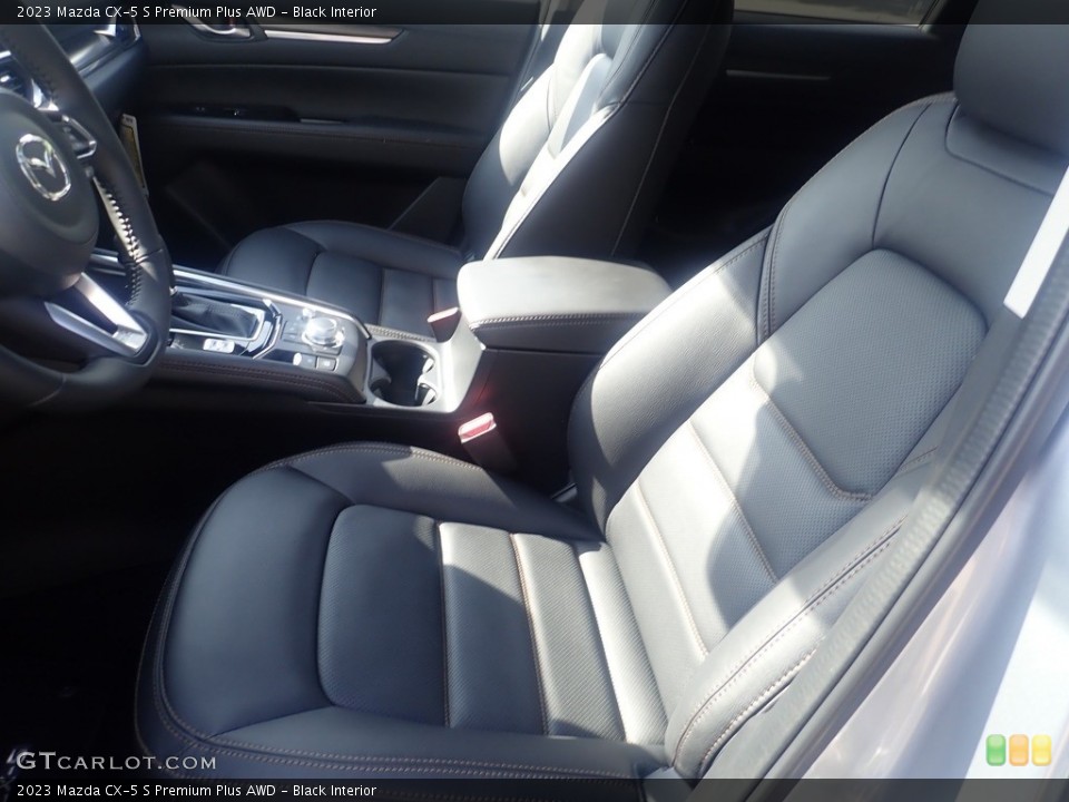 Black Interior Front Seat for the 2023 Mazda CX-5 S Premium Plus AWD #146438915