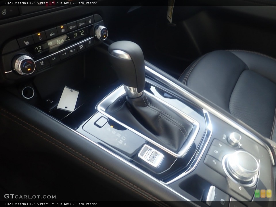 Black Interior Transmission for the 2023 Mazda CX-5 S Premium Plus AWD #146438975