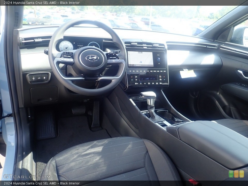Black Interior Dashboard for the 2024 Hyundai Santa Cruz SEL AWD #146439371