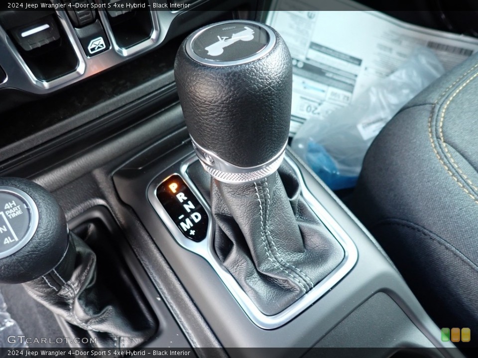 Black Interior Transmission for the 2024 Jeep Wrangler 4-Door Sport S 4xe Hybrid #146440166